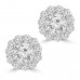 2.05 Ct Ladies Round Cut Diamond Stud Earring In 14 kt White Gold